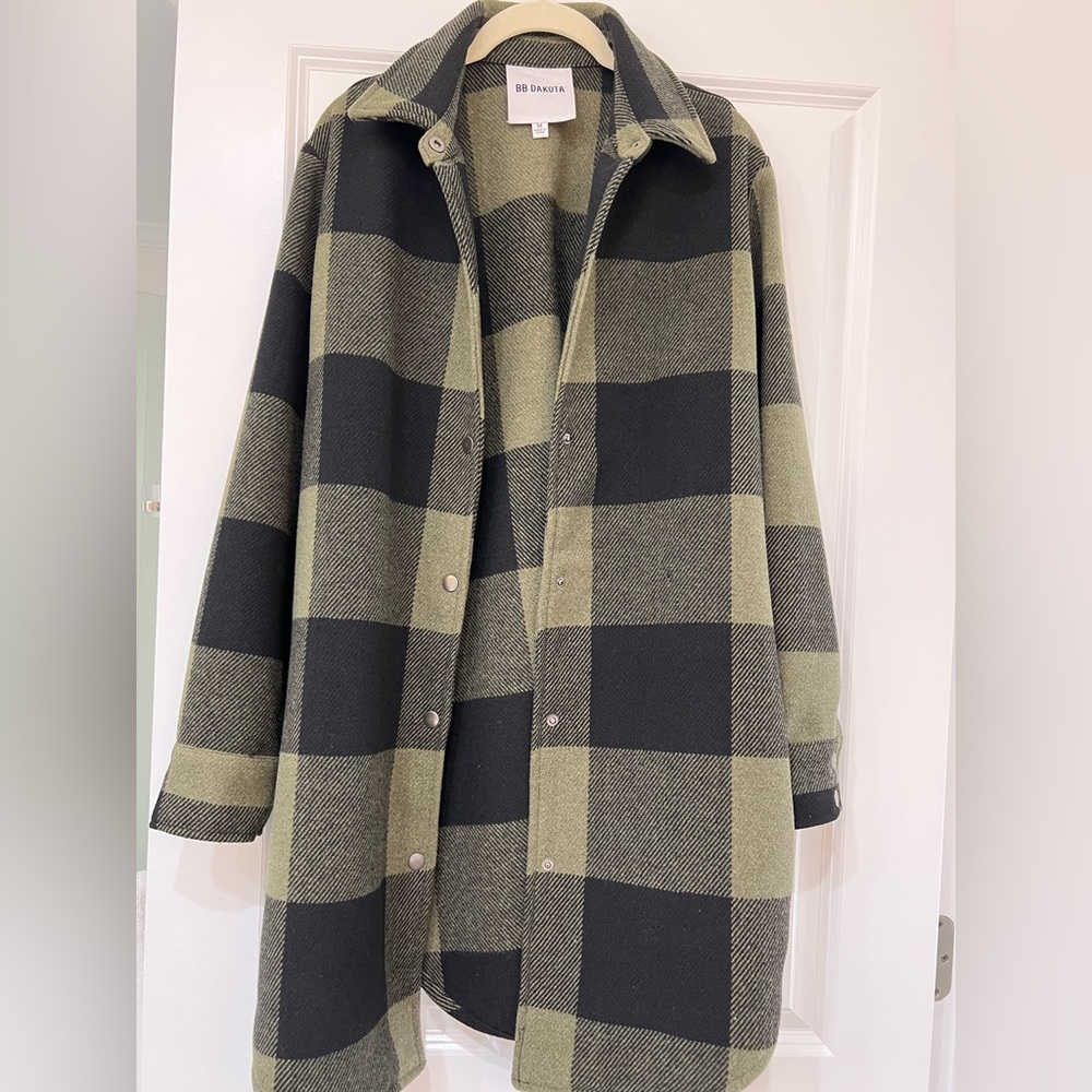 Eldridge Buffalo Check Shacket from Revolve